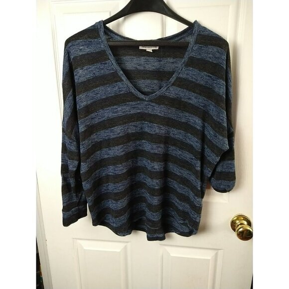 American Eagle Black Blue Heather Oversized Sweater Size XS - Picture 2 of 12